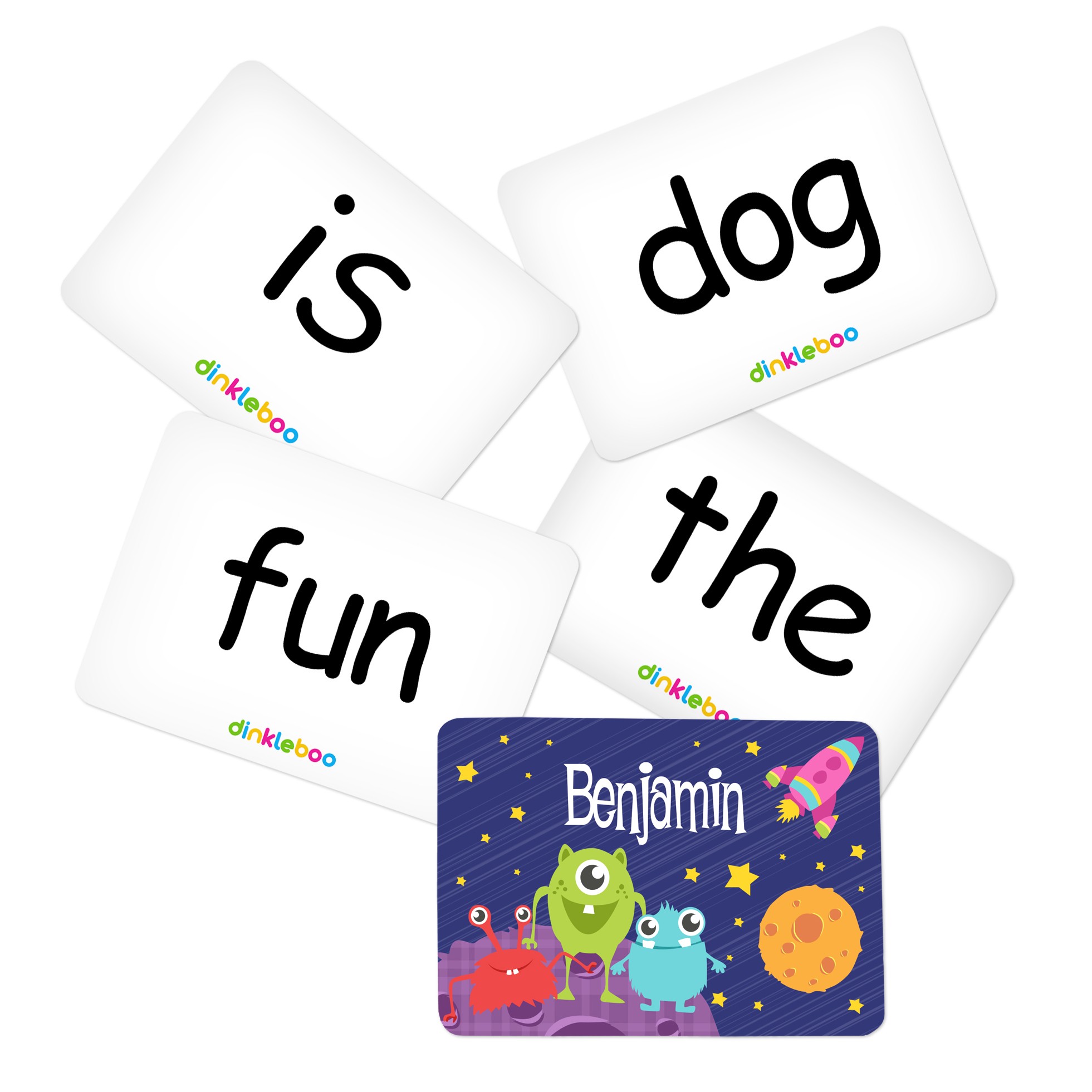 Memory Game with Space Theme - Sight Words Pack 1