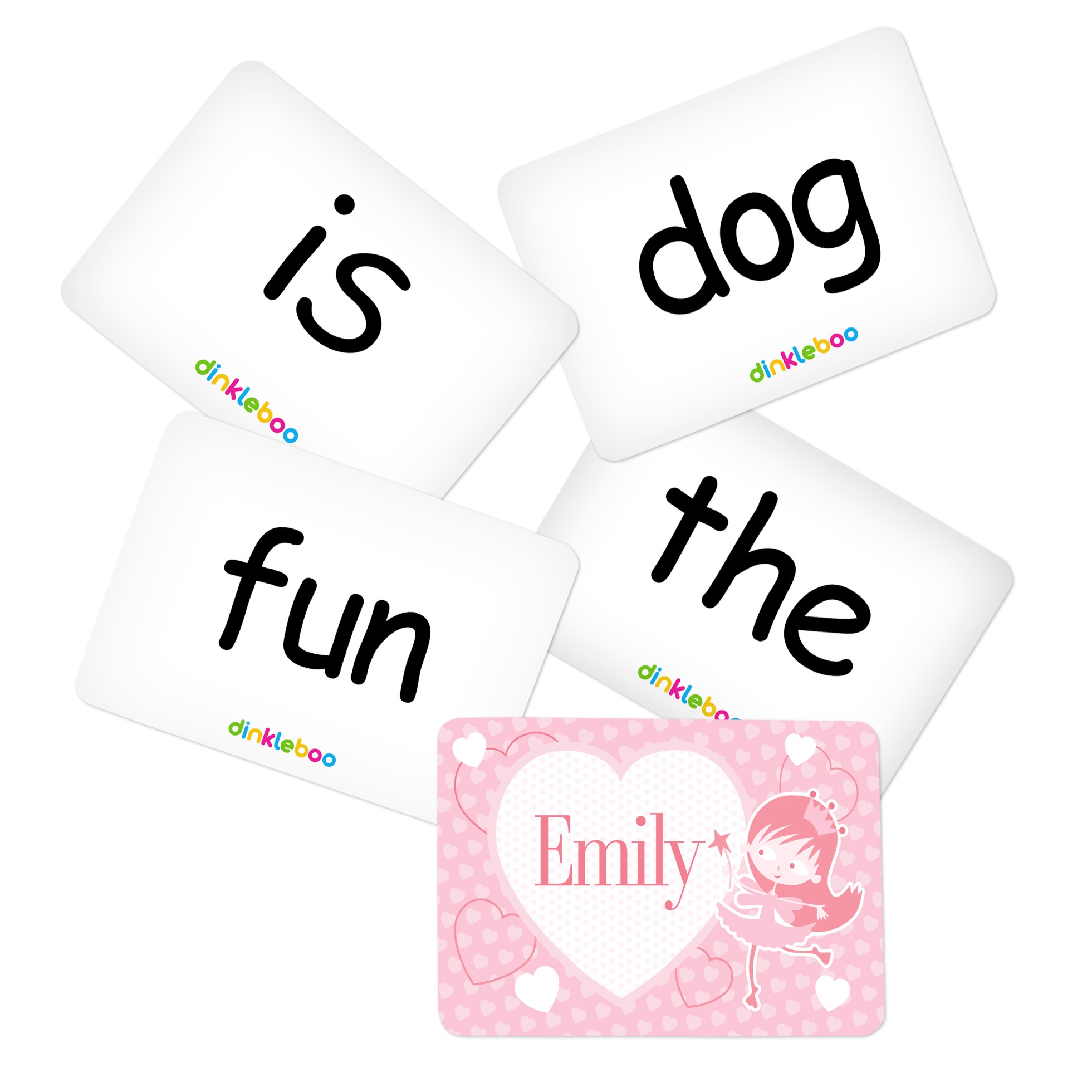 Memory Game with Fairy Theme - Sight Words Pack 1