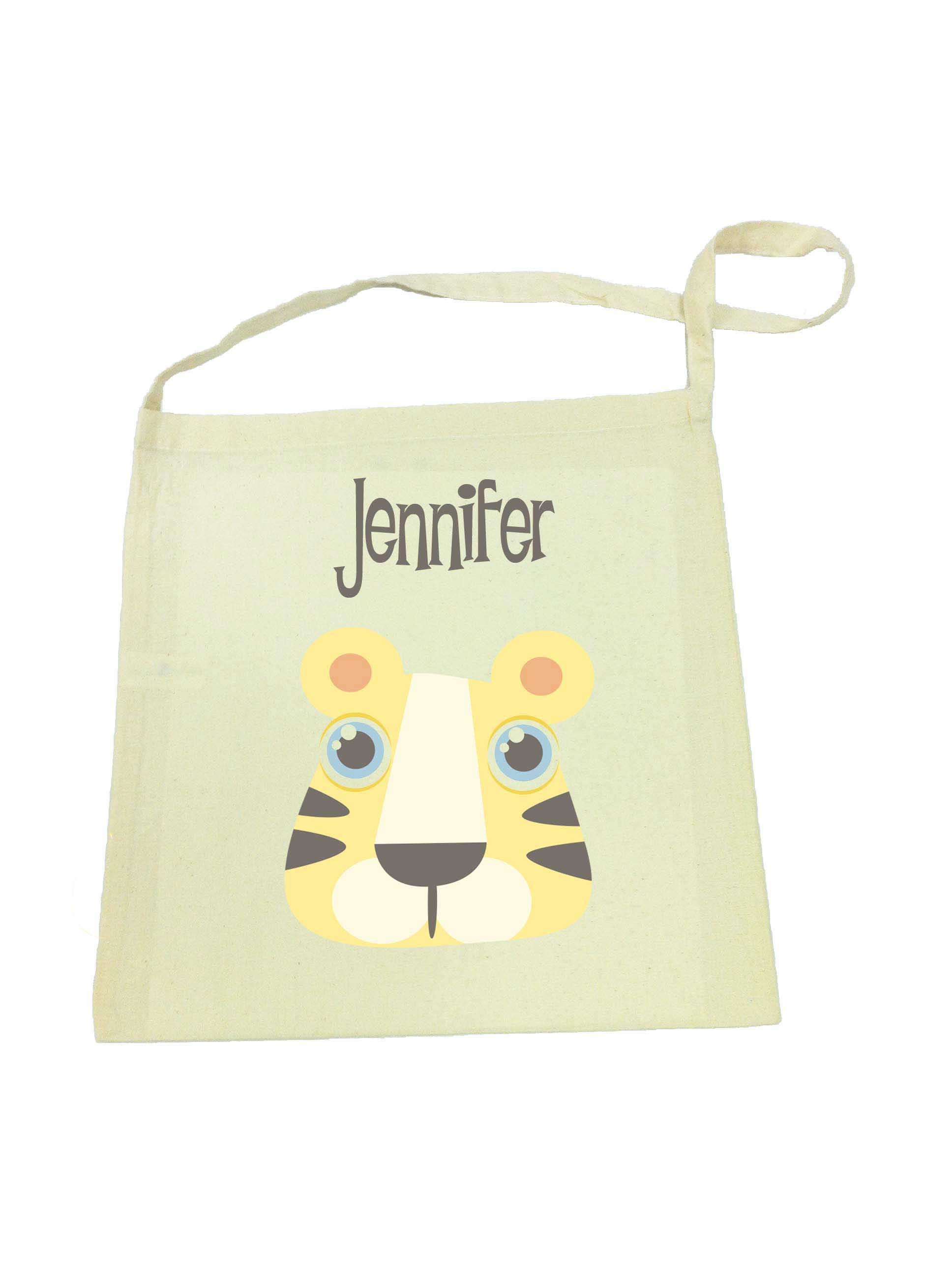 Library Bag with Yellow Tiger