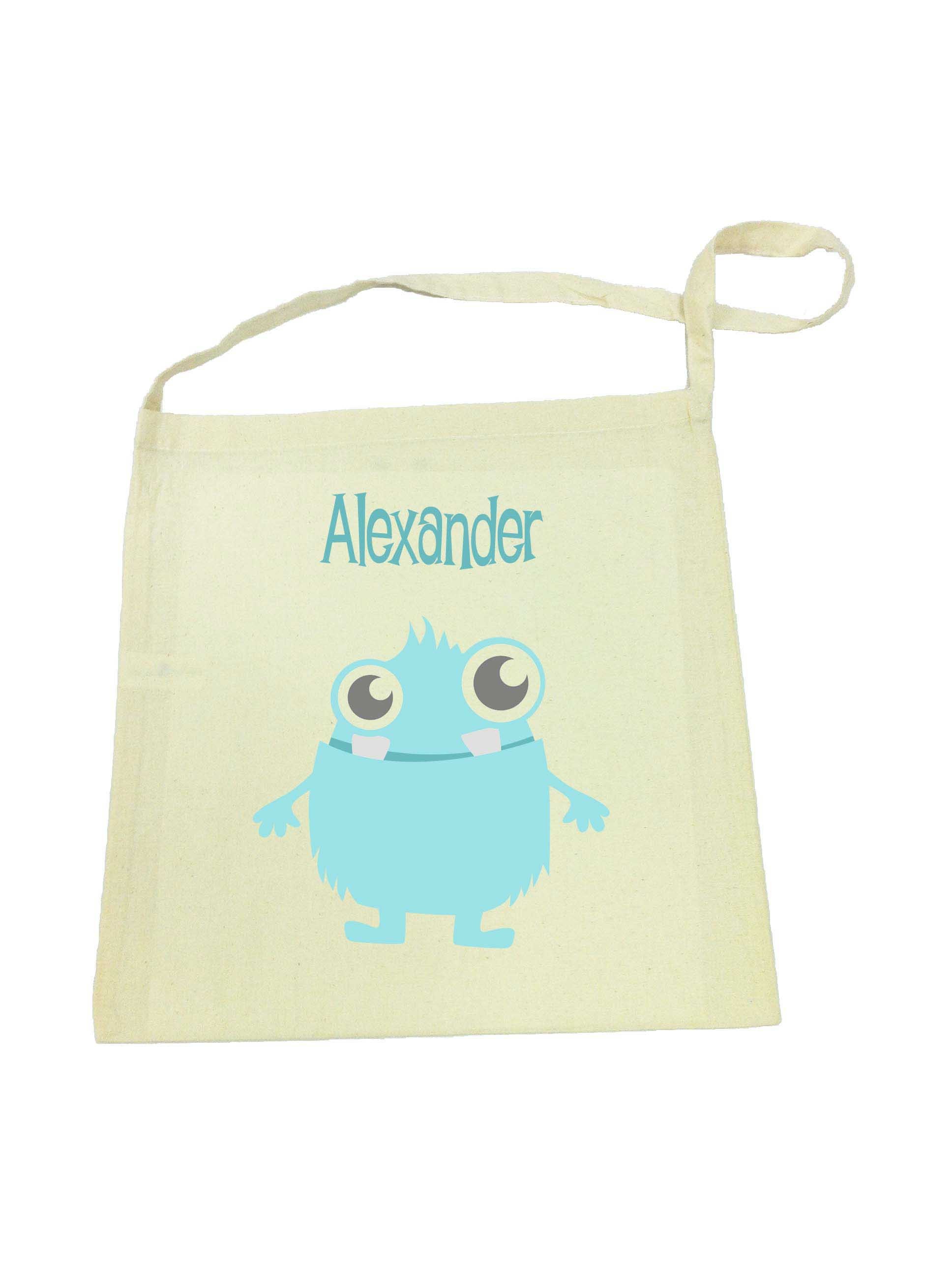 Library Bag with Blue Alien
