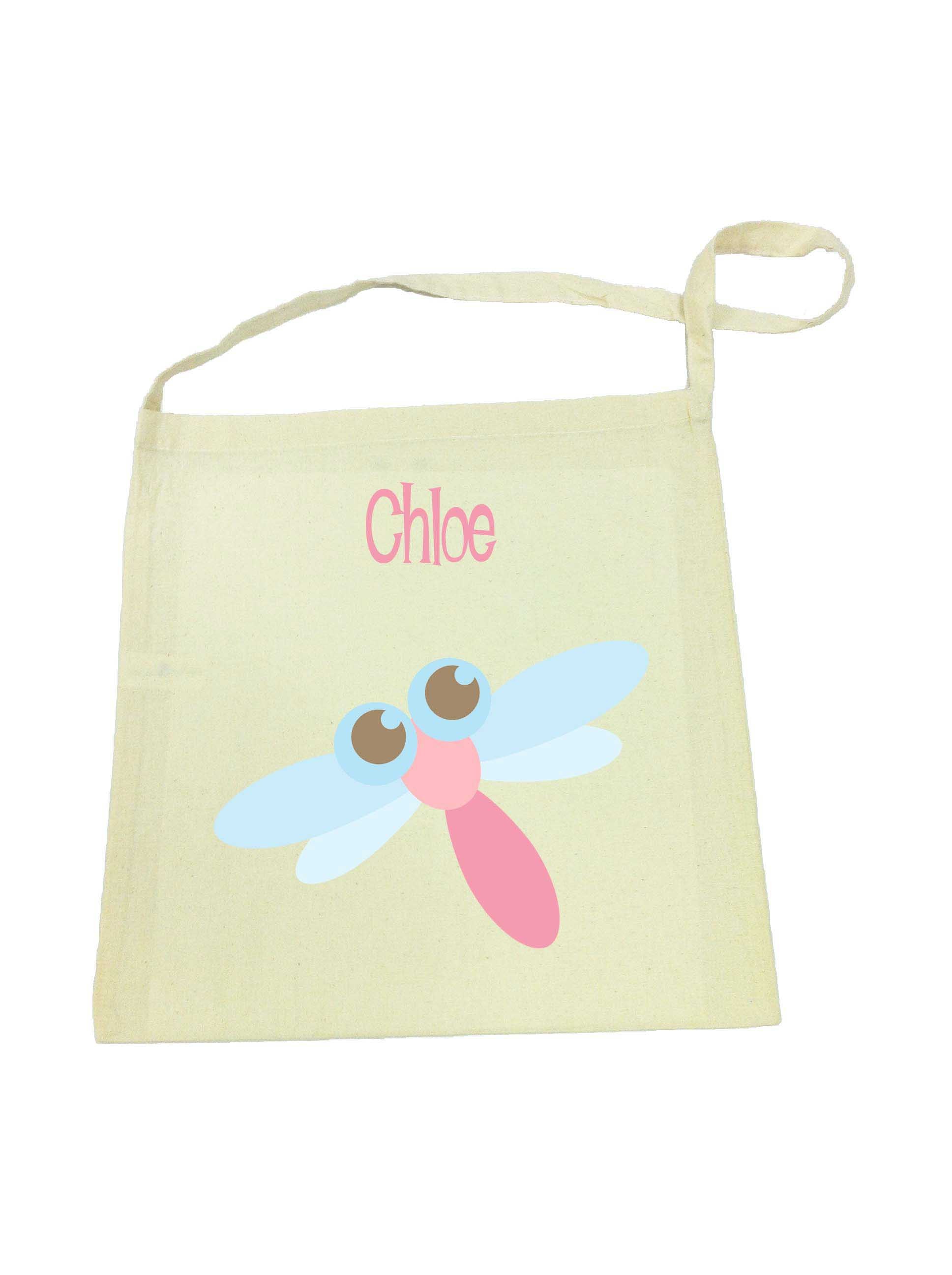 Library Bag with Dragonfly 