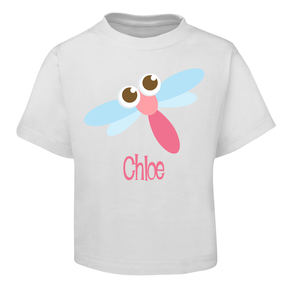 Dragonfly Kids T-Shirt Size 2 4 6 8
