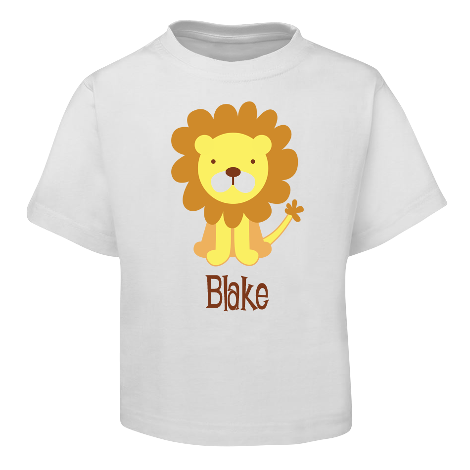 Lion Kids T-Shirt Size 2 4 6 8