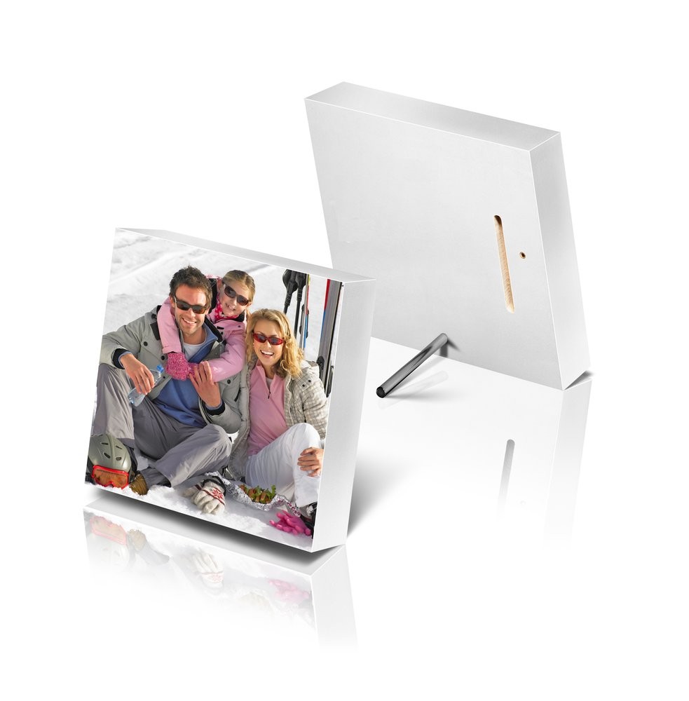 5x5" (12.5x12.5cm) White Photo Block