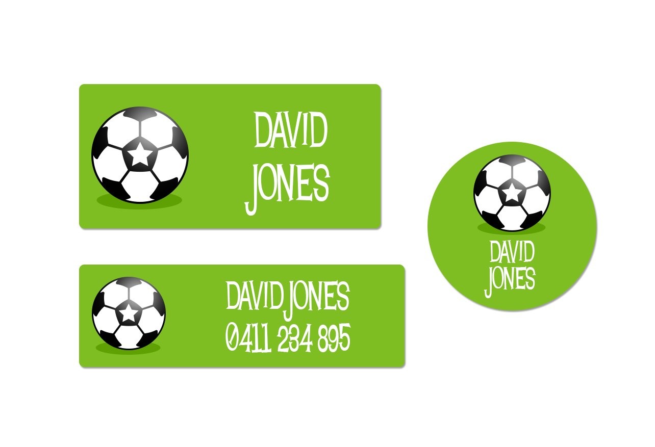 Soccer Essentials Label Pack (110 Labels)