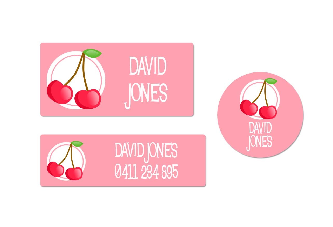 Cherry Essentials Label Pack (110 Labels)