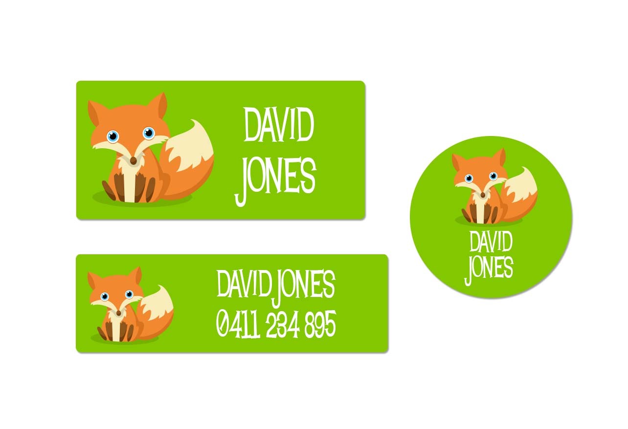 Fox Essentials Label Pack (110 Labels)