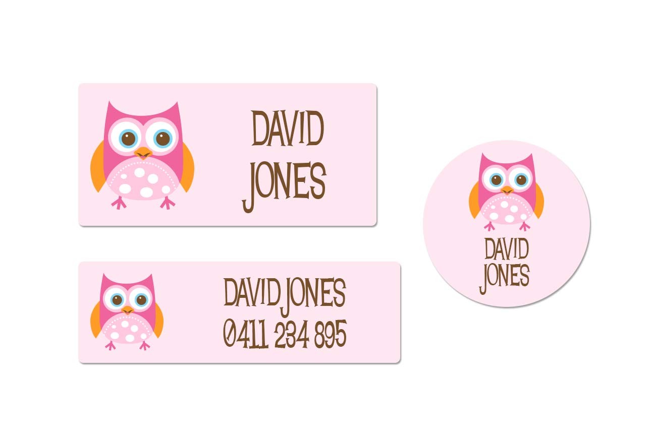 Owl Essentials Label Pack (110 Labels)