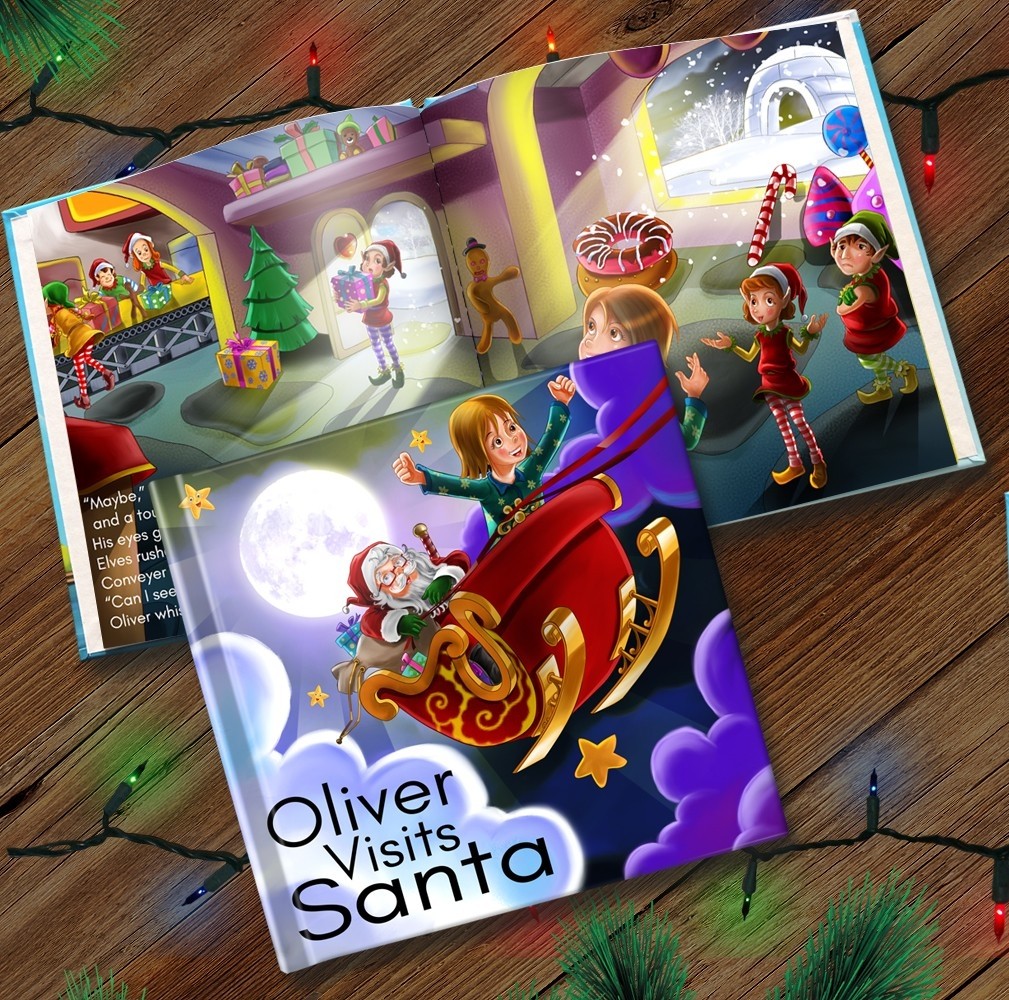 Personalised Story Book: "Visiting Santa"