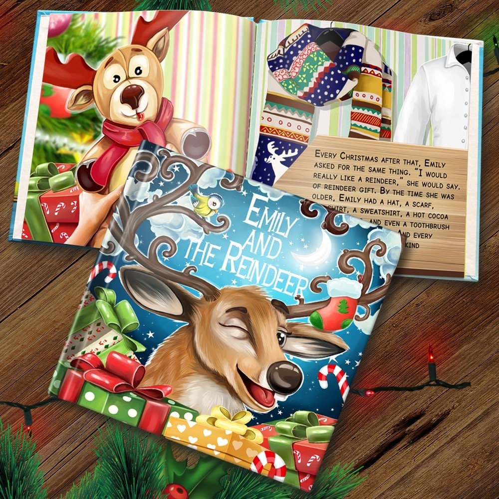 Personalised Story Book: "Santa's Reindeer"