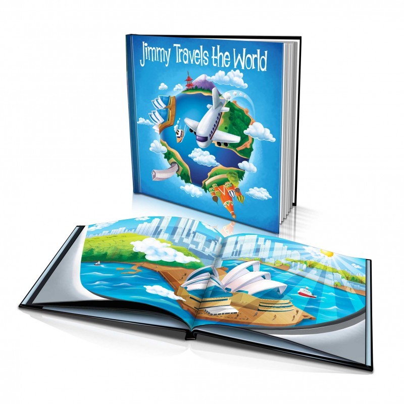 Personalised Story Book: "Travels the World" -  from the U.S.A