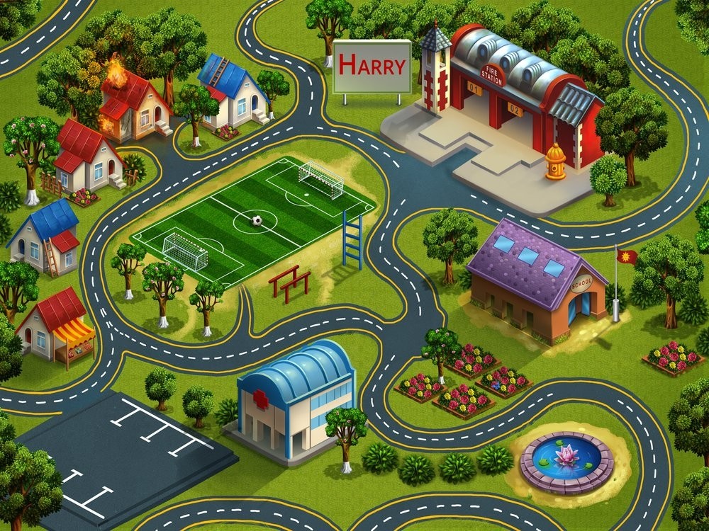 Fire & Rescue Play Blanket