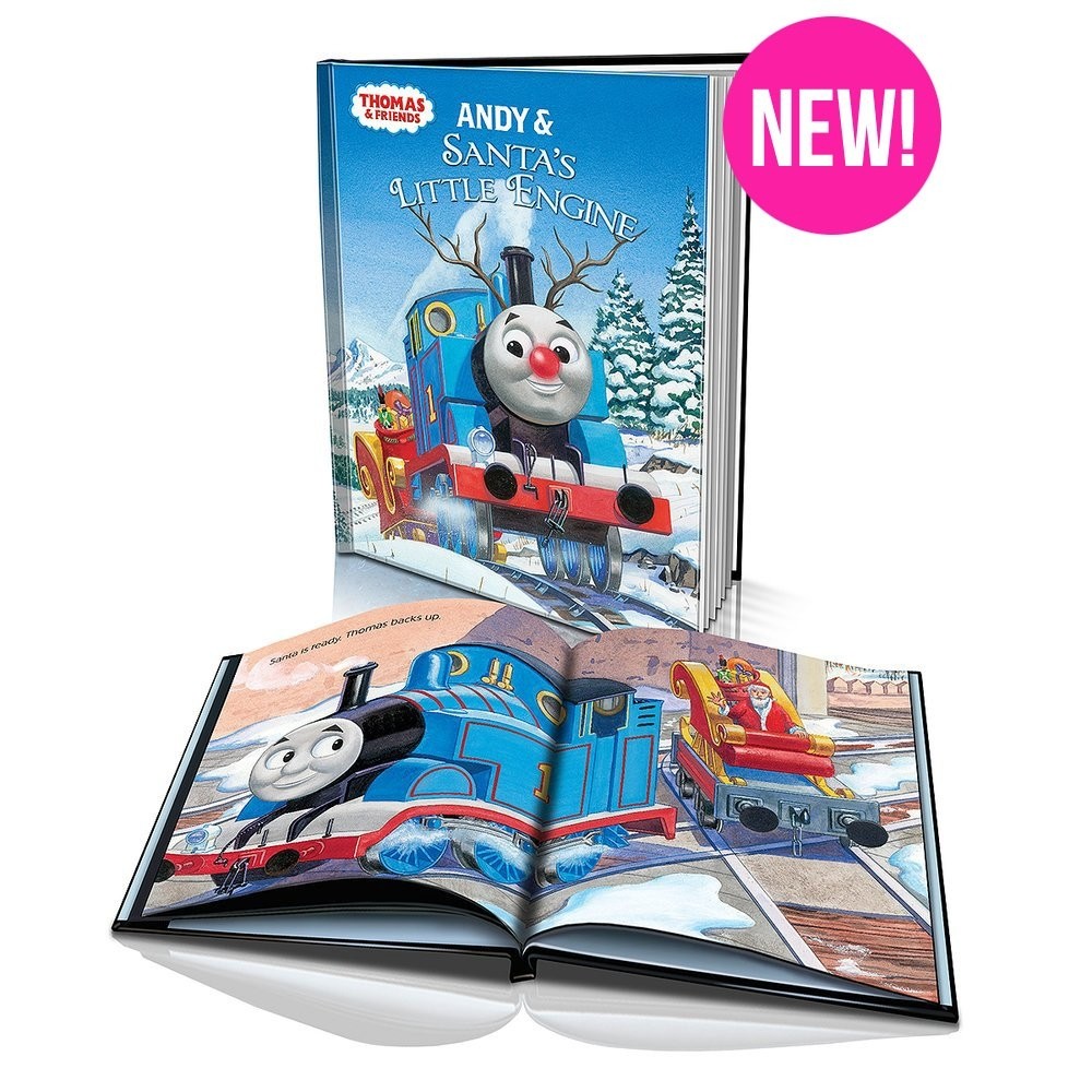 Personalized Story Book: "Thomas Santa's Little Engine"