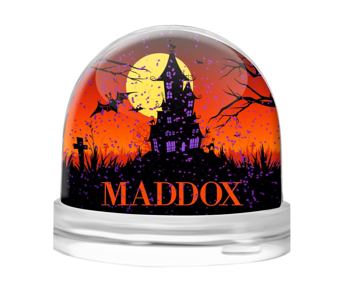 Haunted House Snow Globe