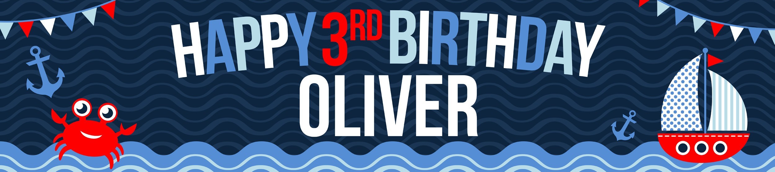 Nautical Party Banner