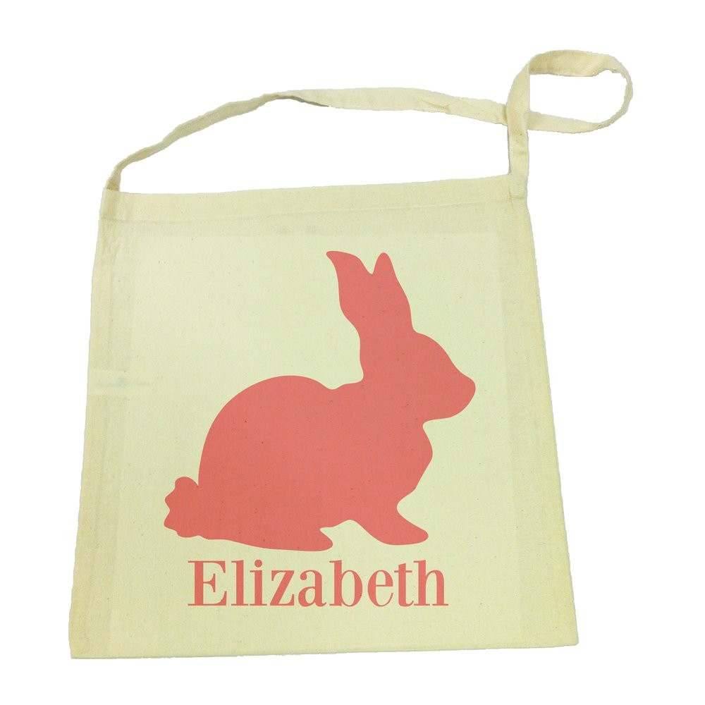 Pink Bunny Tote Bag
