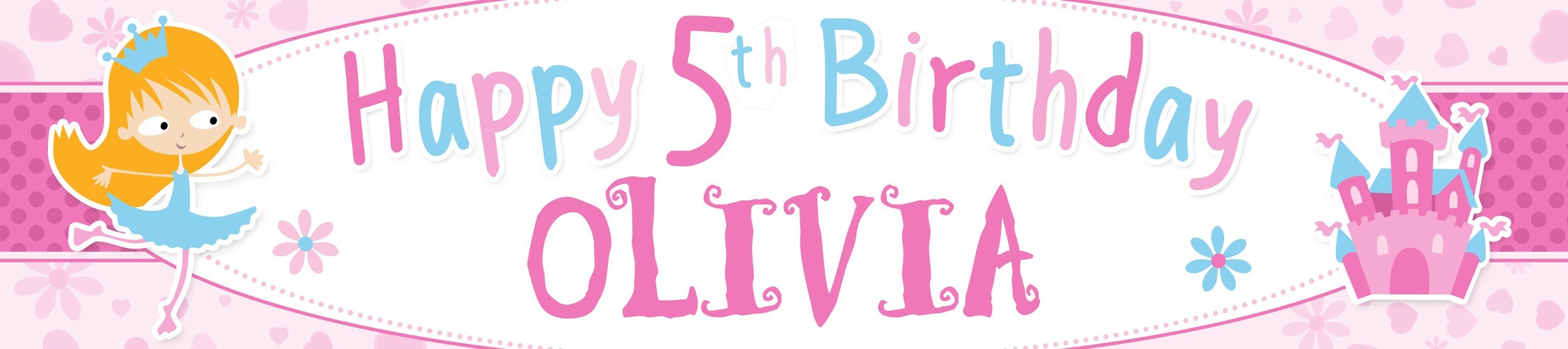 Princess Party Banner