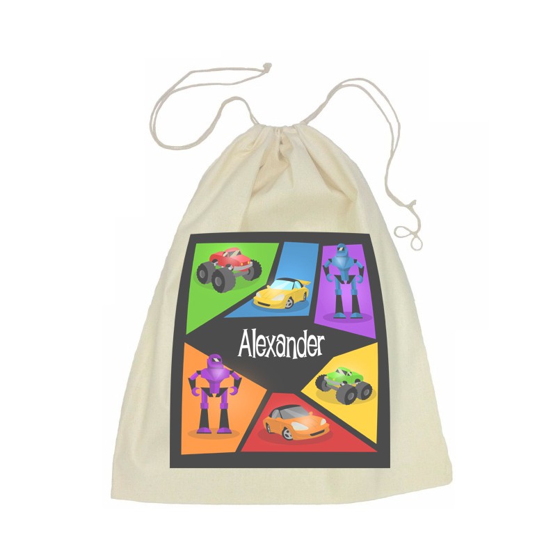 Machine Drawstring Library Bag