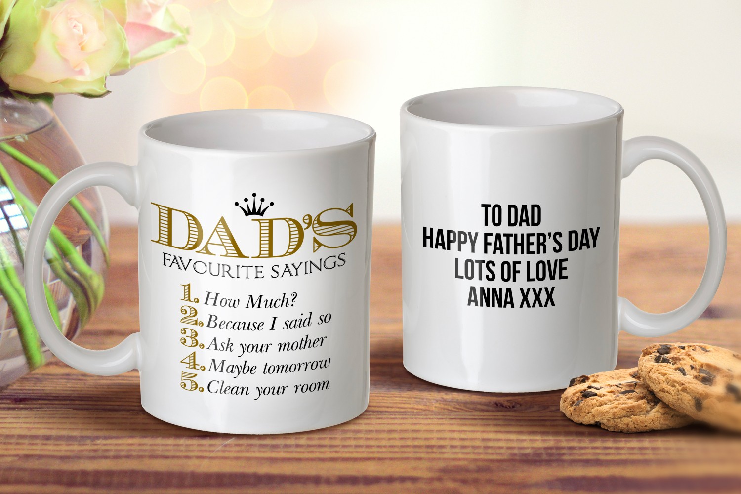 Dad's Sayings mug