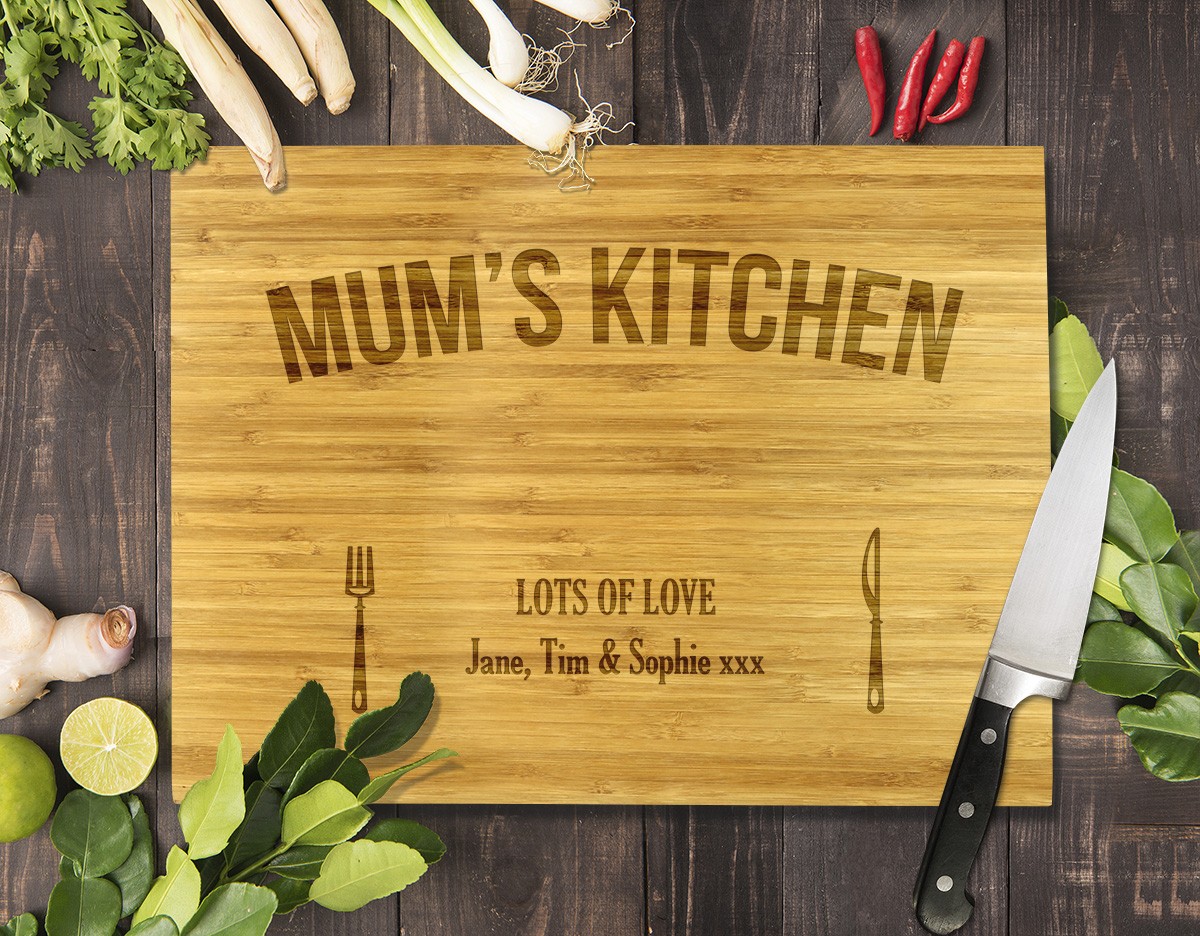 Mum's Kitchen Bamboo Cutting Board