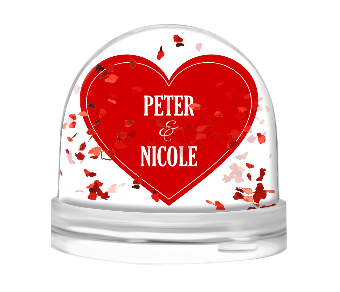 Red Heart Globe