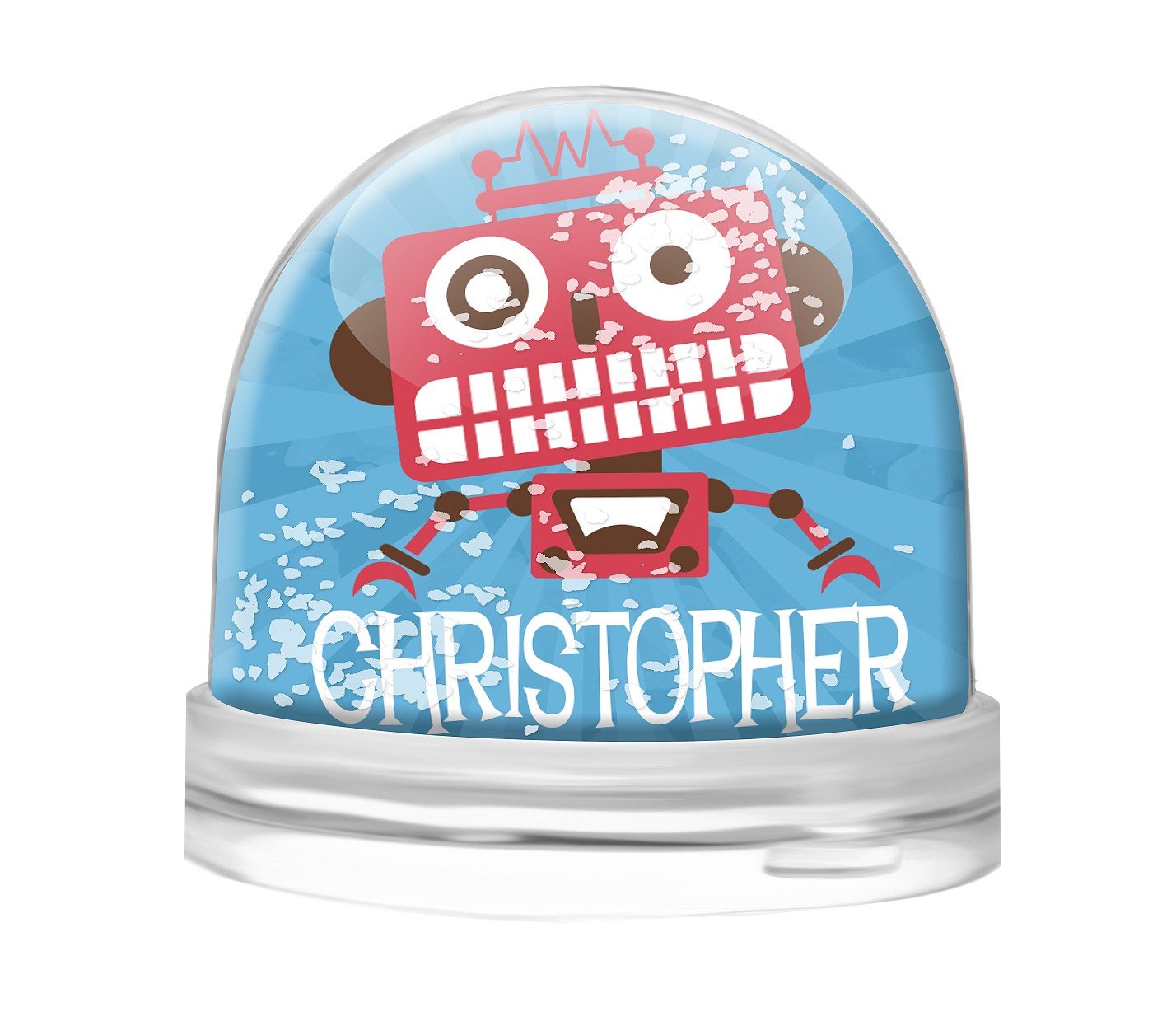 Robot Snow Globe