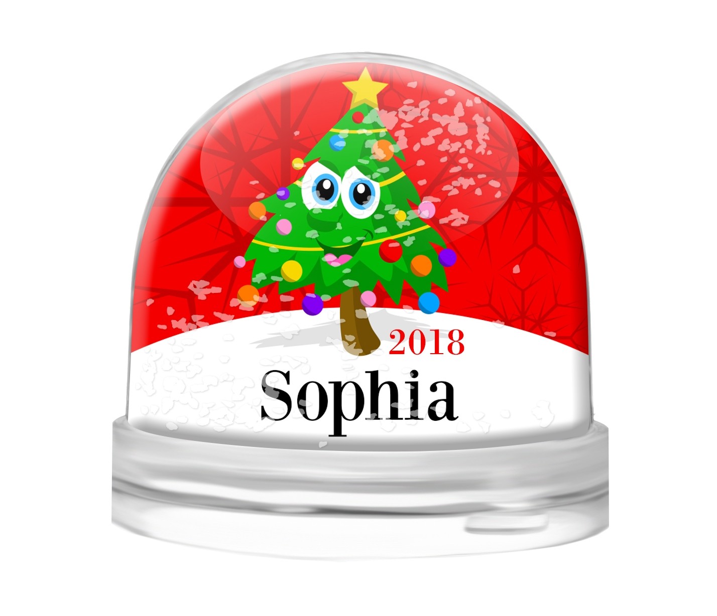 Christmas Tree Snow Globe