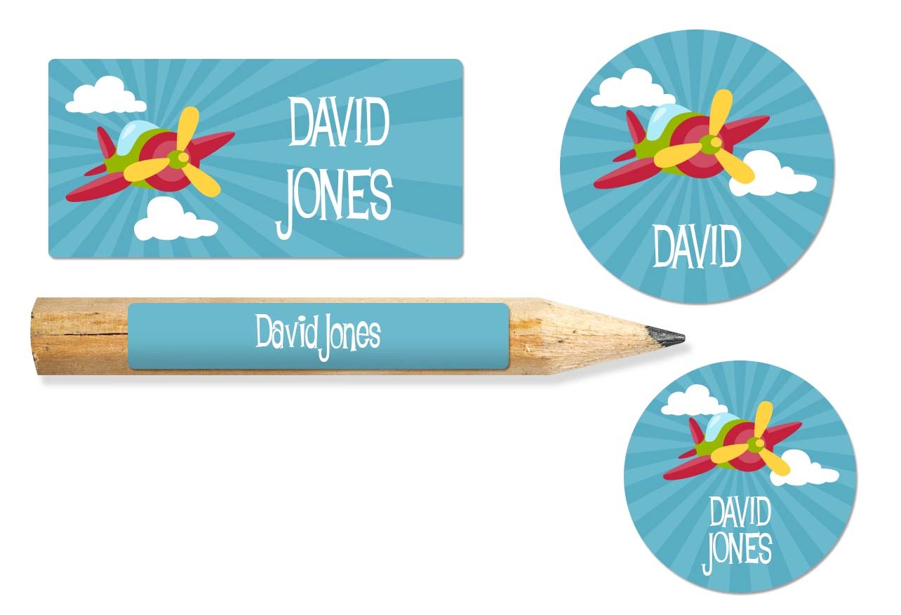 Airplane Standard Label Pack (187 Labels)