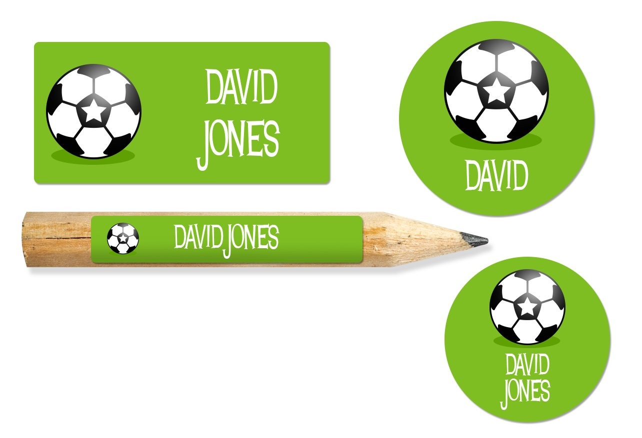Soccer Standard Label Pack (187 Labels)