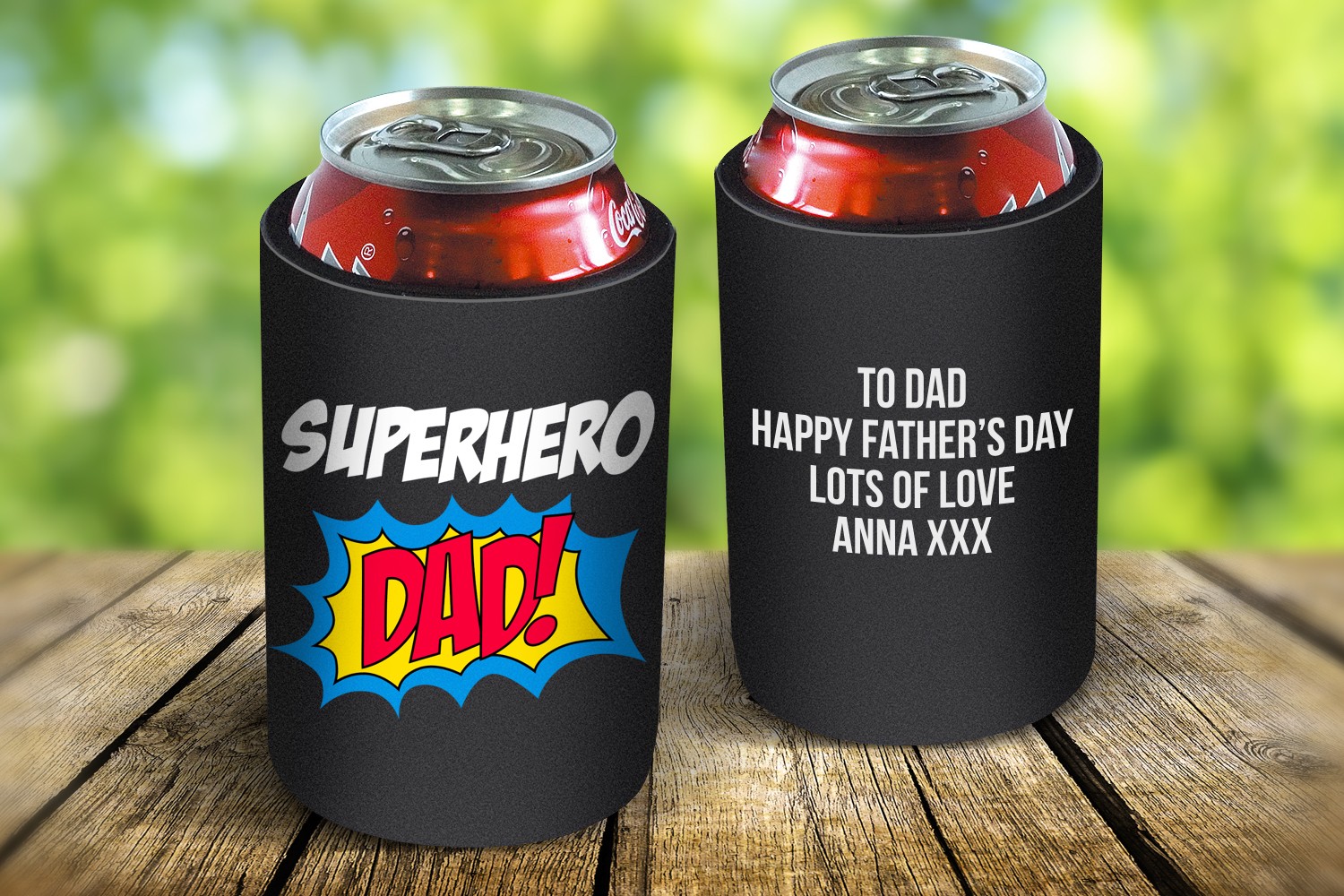 Superhero Dad Drink Cooler
