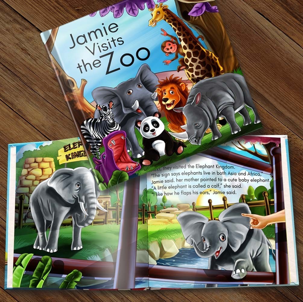 Personalised Story Book: "Visits the Zoo"