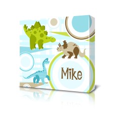 Square Canvas Dino
