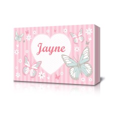Canvas with Butterfly