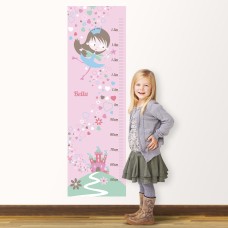 Wall Decal Height Chart with Fairy Design