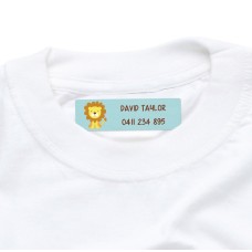 Dinkleboo Iron On label with Cute Lion