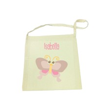 Library Bag with Brown Butterfly
