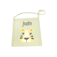 Library Bag with Yellow Tiger