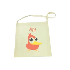 Library Bag with Orange Duck