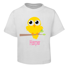 Yellow Bird Kids T-Shirt Size 2 4 6 8