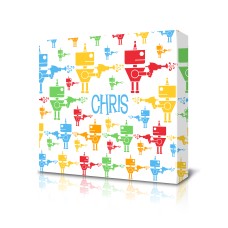 Square Canvas Robots
