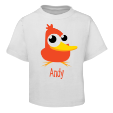 Orange Duck Kids T-Shirt Size 2 4 6 8