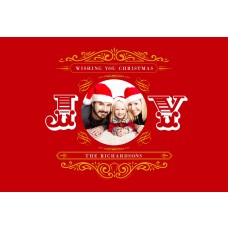 4x6" Christmas Joy