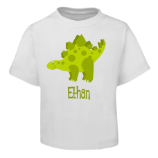 Green Dinosaur Kids T-Shirt Size 2 4 6 8