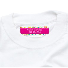 Bubbles Iron On Clothing Label