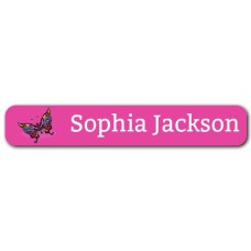 Butterfly Mini Name Label