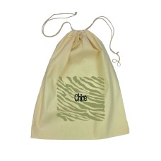 Zebra Design Drawstring Library Bag