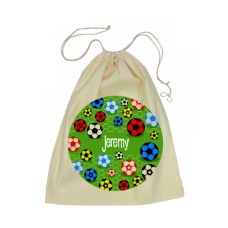 Soccer Drawstring Library Bag
