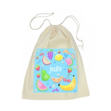 Fruit Drawstring Library Bag