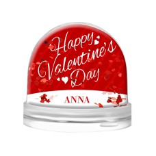 Happy Valentine Heart Globe