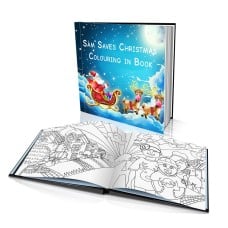 Personalized Coloring Book: "Saving Christmas"
